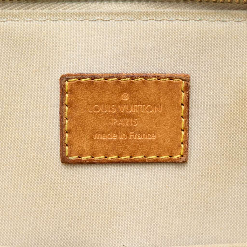 Louis Vuitton Monogram Vernis Alma PM Beige Leather Good condition - Box View