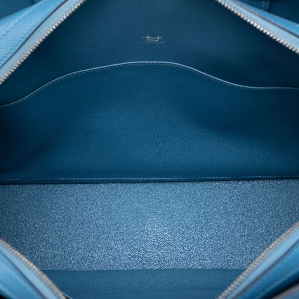 Hermès Epsom Cityhall Briefcase 38 Blue Leather Good condition - Model View