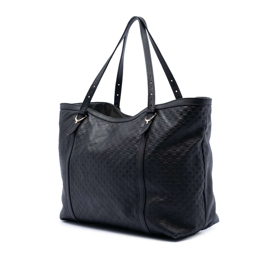 Gucci Microguccissima Nice Tote Black Leather Good condition - Back View