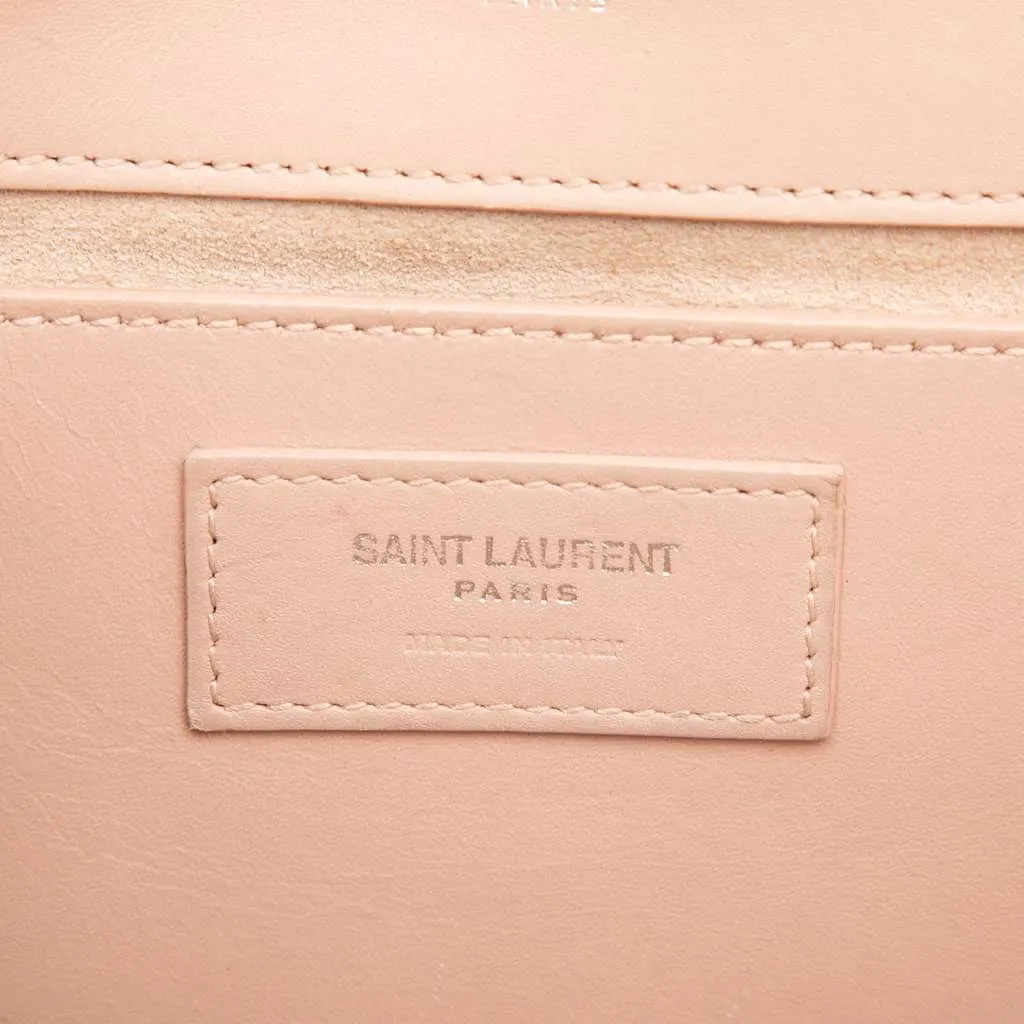 Saint Laurent Medium Smooth Calfskin Classic Monogram Kate Tassel Crossbody Pink Leather Good - Box View