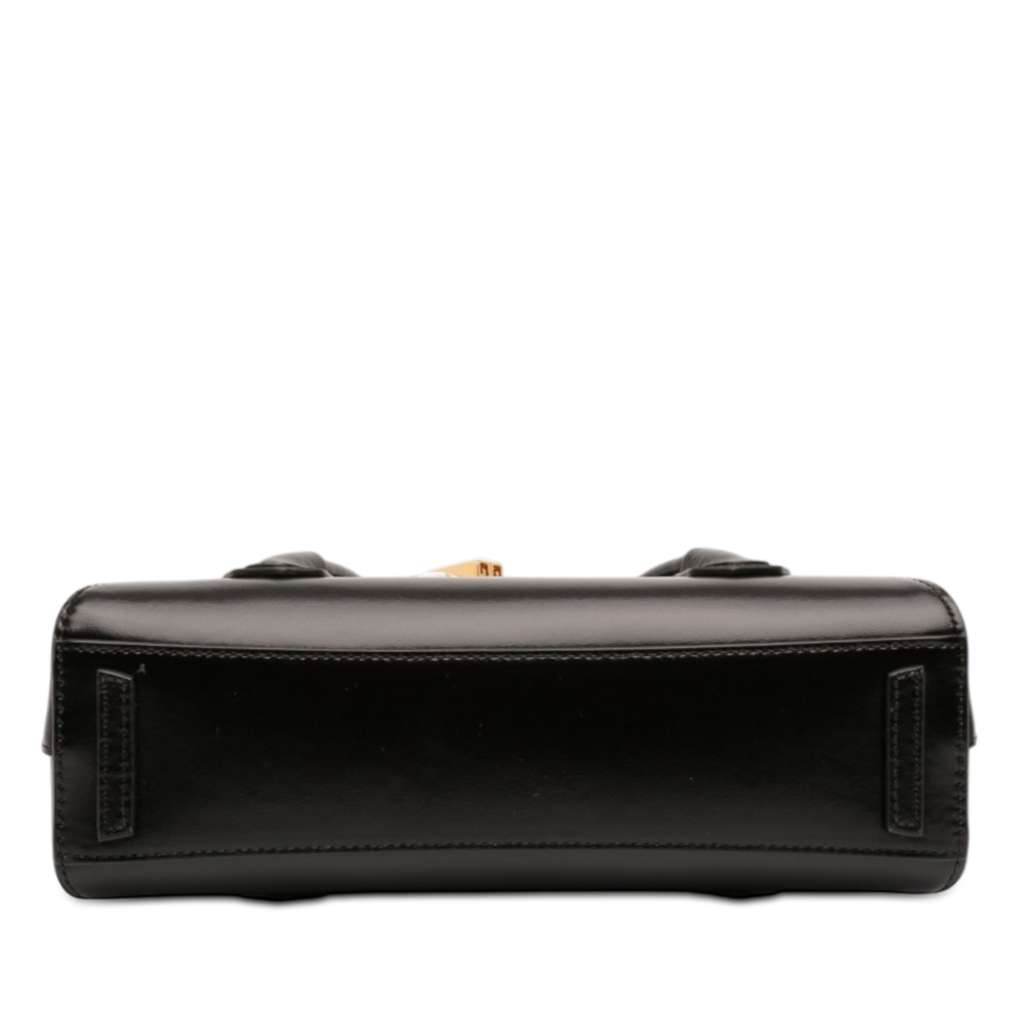 Givenchy Mini Box Calfskin Antigona Stretch Top Handle Bag Black Leather Good condition - Inside View