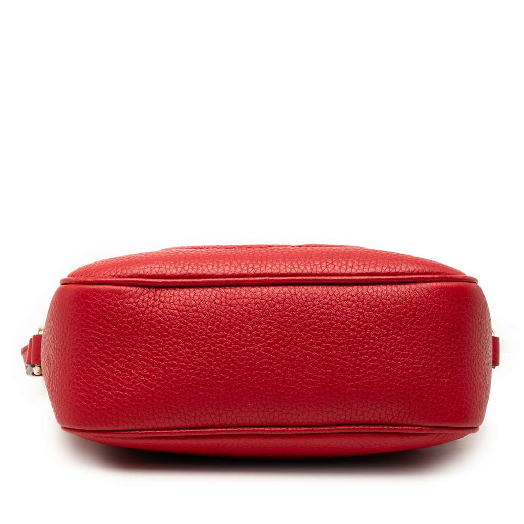 Gucci Leather Soho Disco Crossbody Red Leather Good condition - Inside View