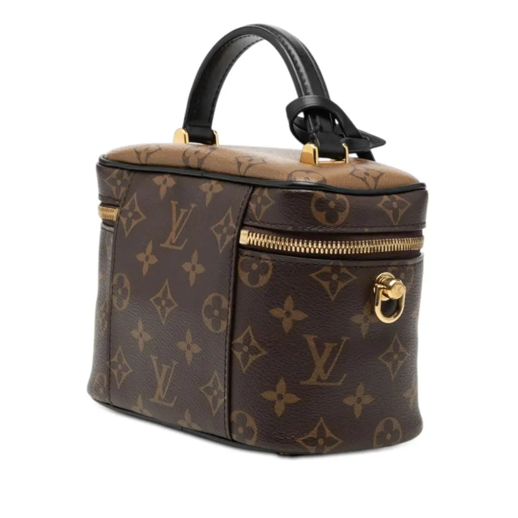 Louis Vuitton Monogram Reverse Vanity PM Brown Canvas Very good - Back View