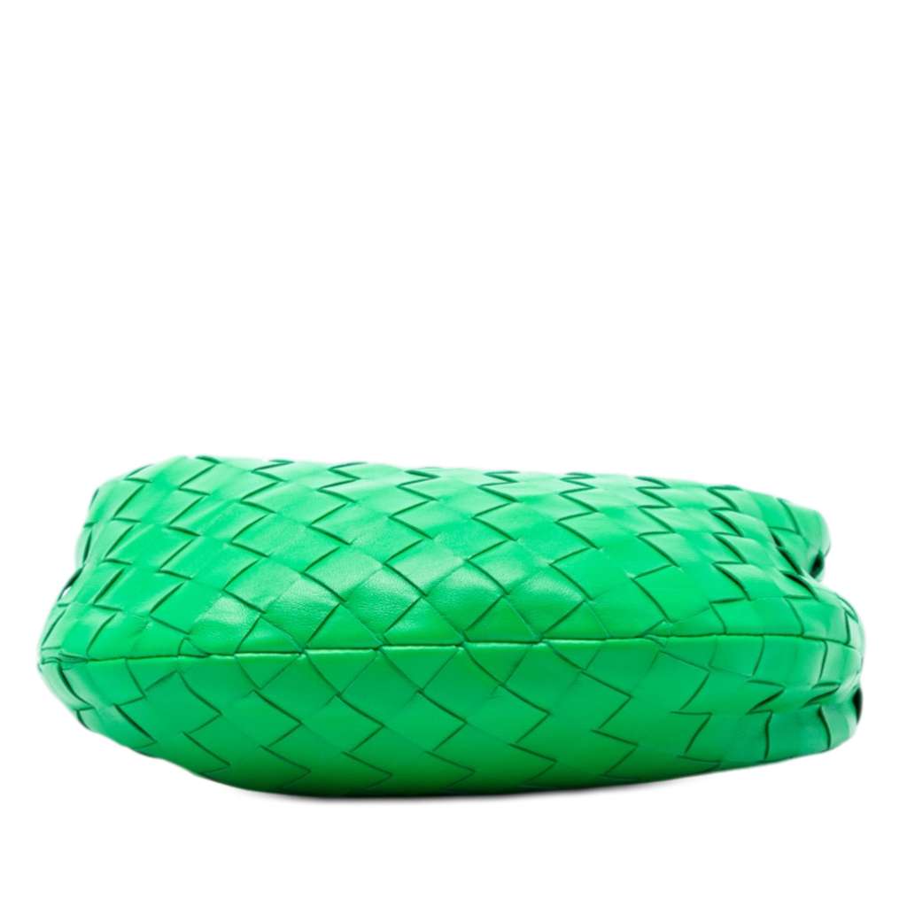 Bottega Veneta Mini Nappa Intrecciato Jodie Green Leather Good condition - Inside View