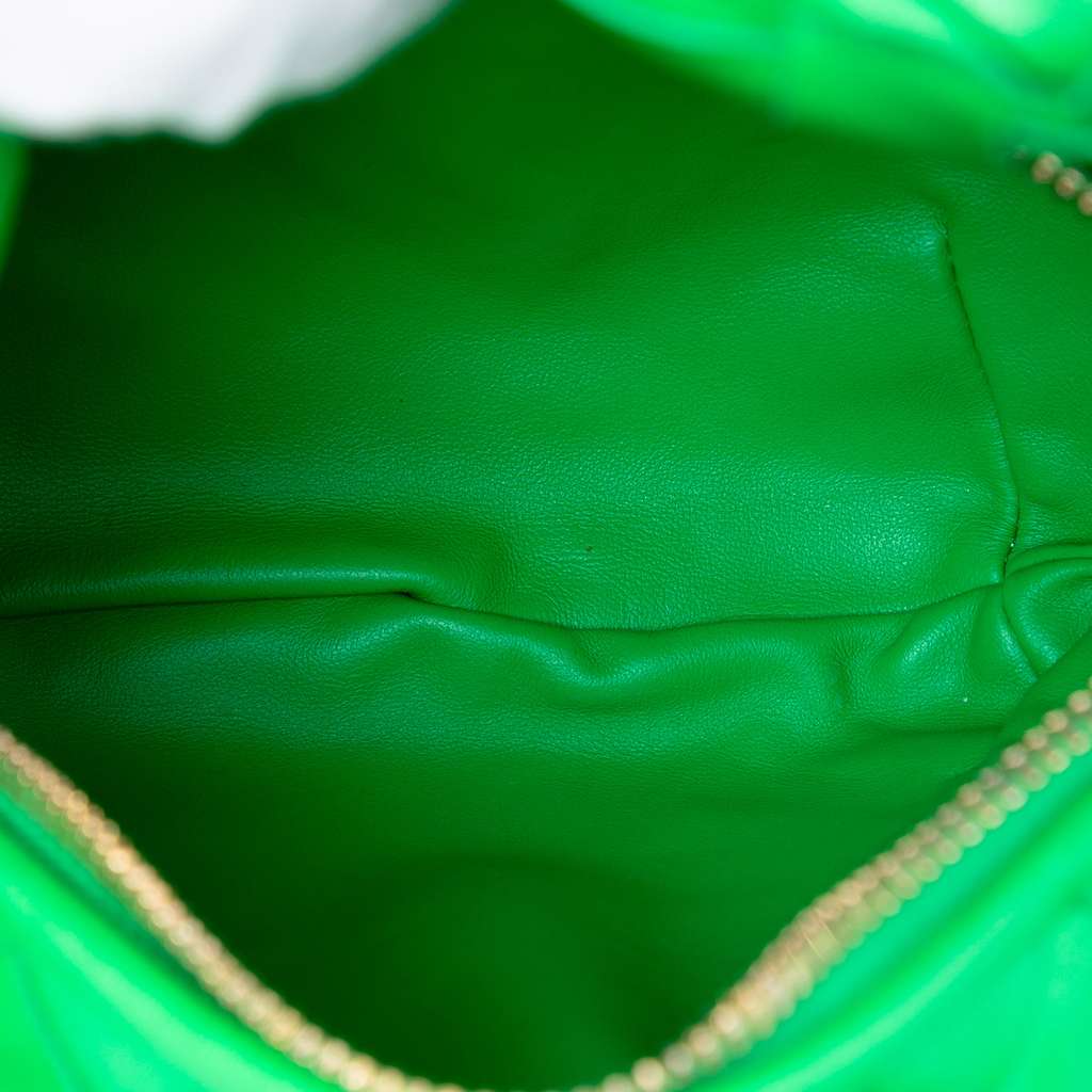 Bottega Veneta Mini Nappa Intrecciato Jodie Green Leather Good condition - Model View