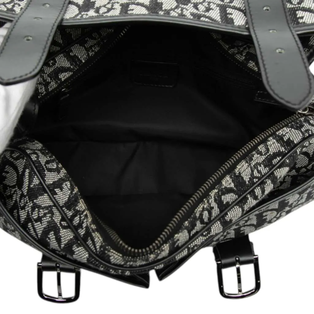 Dior Diorissimo Trotter Canvas Crossbody Black Canvas Very good - Model View