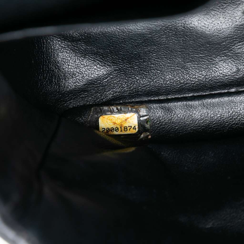 Chanel Medium Classic Patent Double Flap Black Leather Good condition - Box View