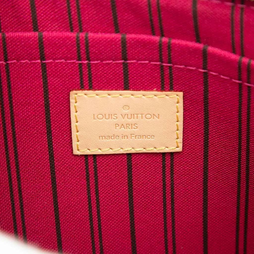 Louis Vuitton Monogram Neverfull MM Pouch Brown Very good - Box View