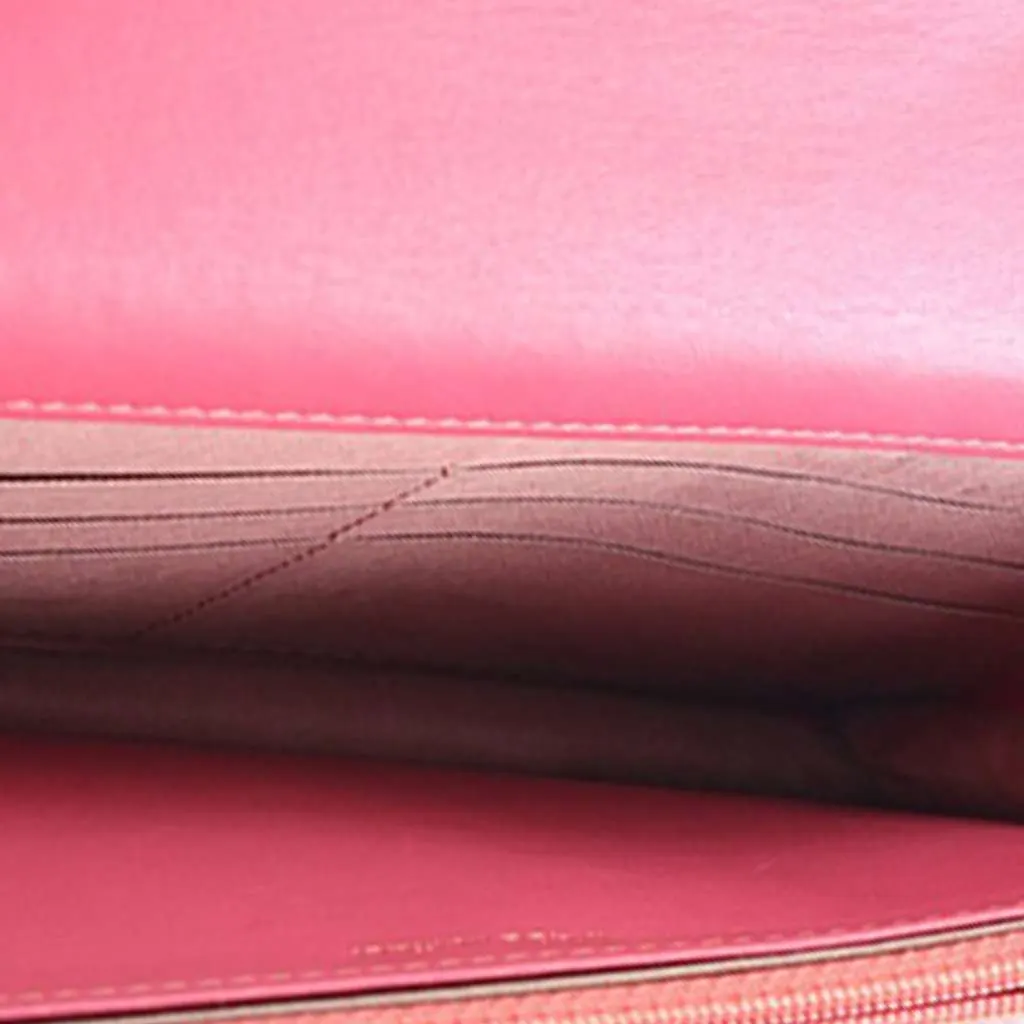 Chanel Tweed Ombre 19 Wallet On Chain Pink Tweed Very good - Box View