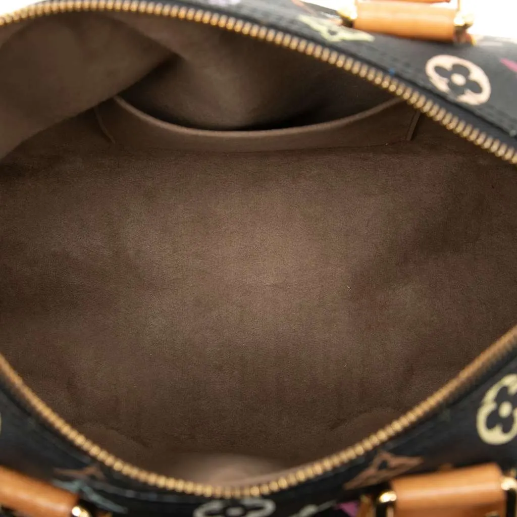 Louis Vuitton Monogram Multicolore Speedy 30 Black Very good - Model View
