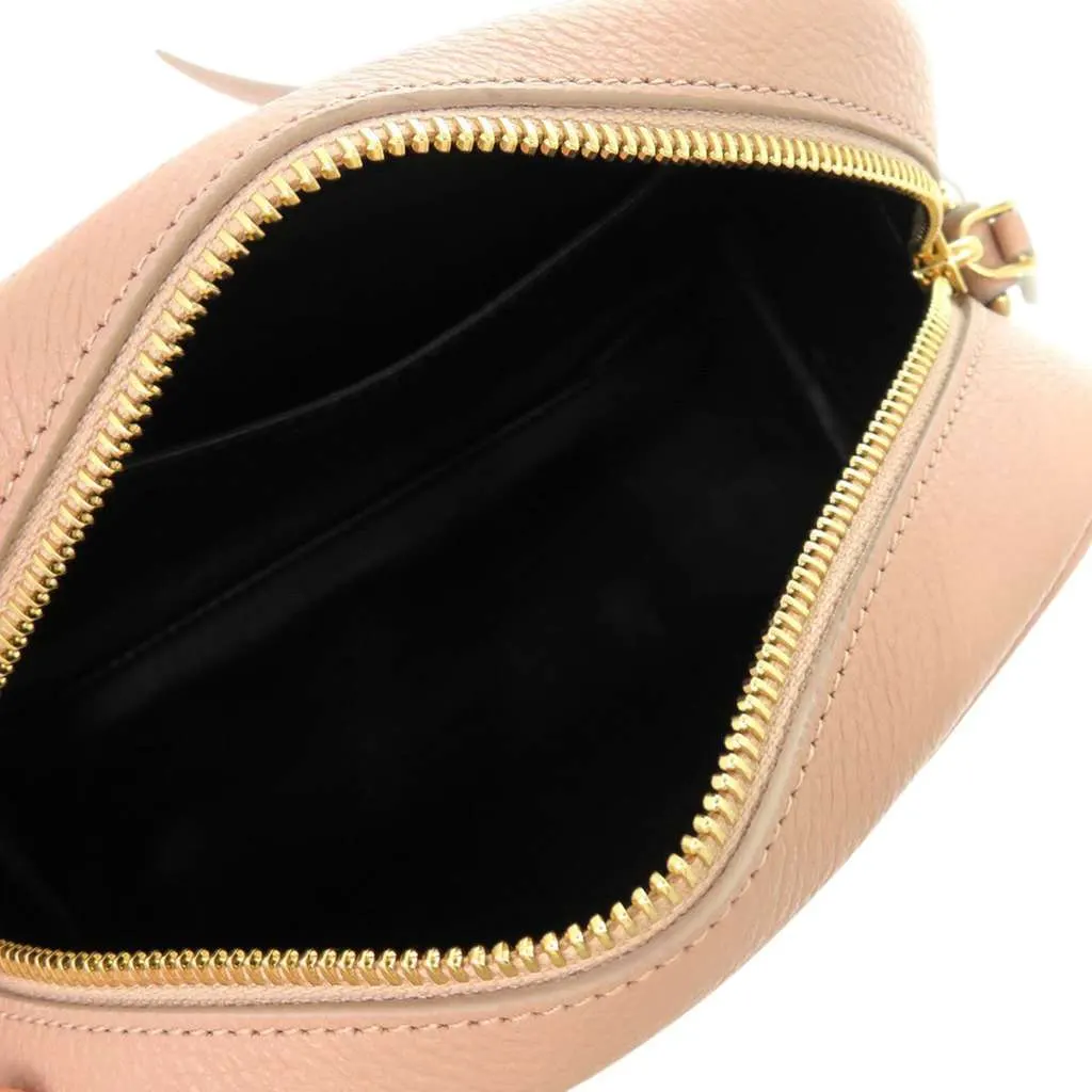 Salvatore Ferragamo Leather Gancini Eram Crossbody Pink Leather Very good - Model View