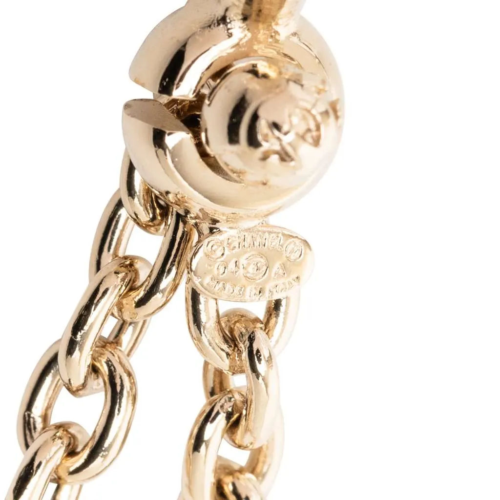 Chanel Resin No 5 Perfume Bottle Bag Charm Gold Very good - Inside View