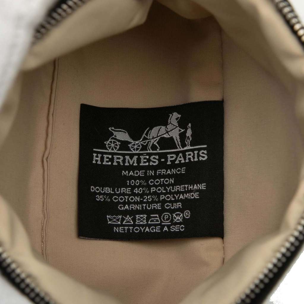 Hermès Mini Mini Canvas Bolide Case Black Canvas Good condition - Box View