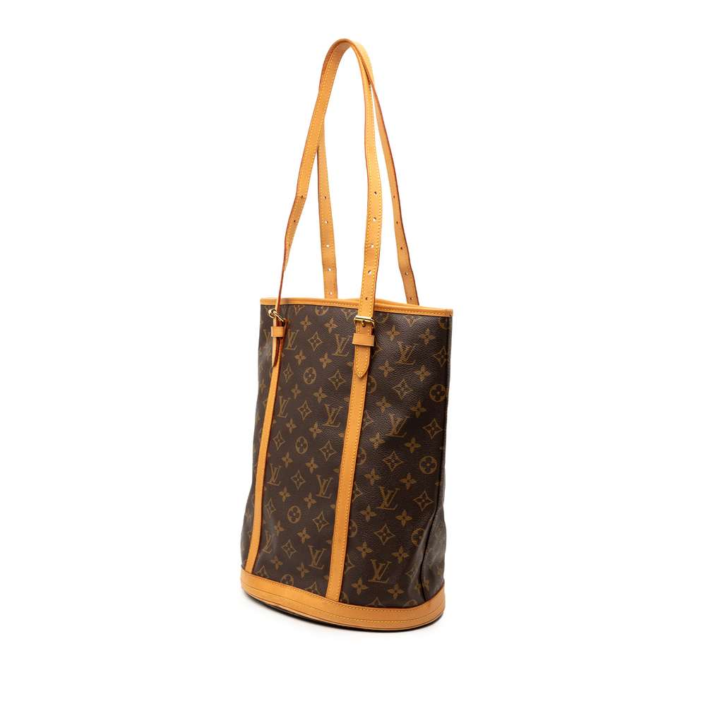 Louis Vuitton Monogram Bucket GM Brown Good condition - Back View