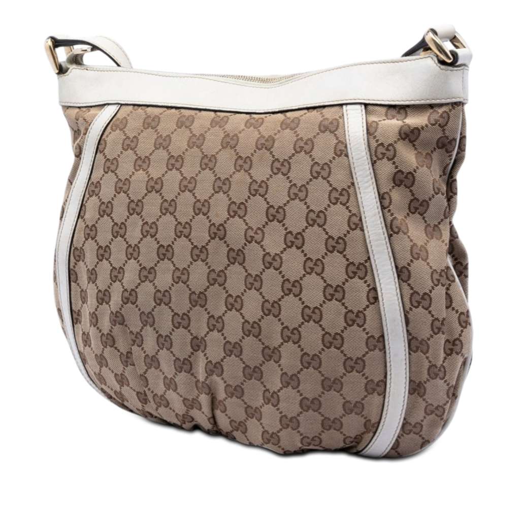 Gucci GG Canvas Abbey D Ring Crossbody Beige Canvas Good condition - Back View