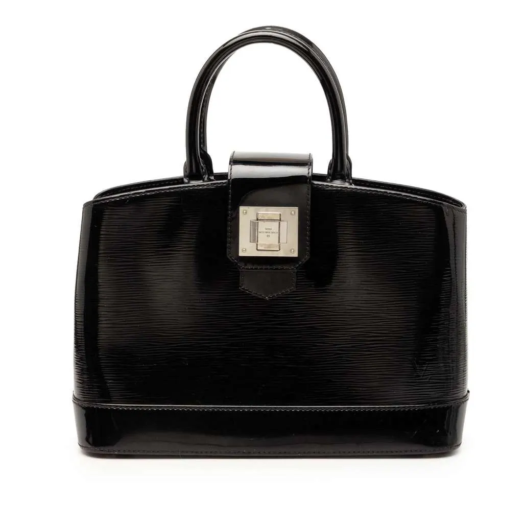 Louis Vuitton Electric Epi Mirabeau PM Black Leather Very good - Front View