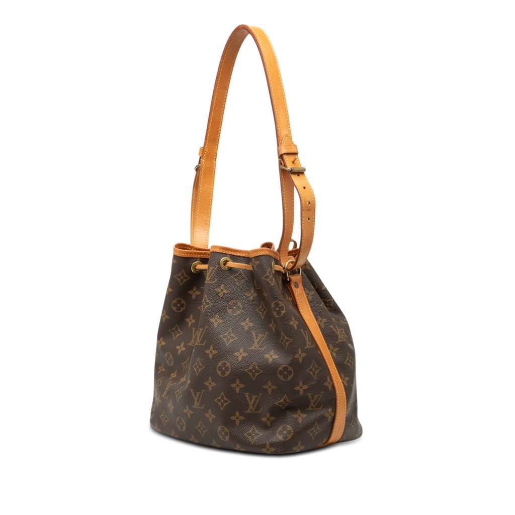 Louis Vuitton Monogram Petit Noe Brown Good condition - Back View