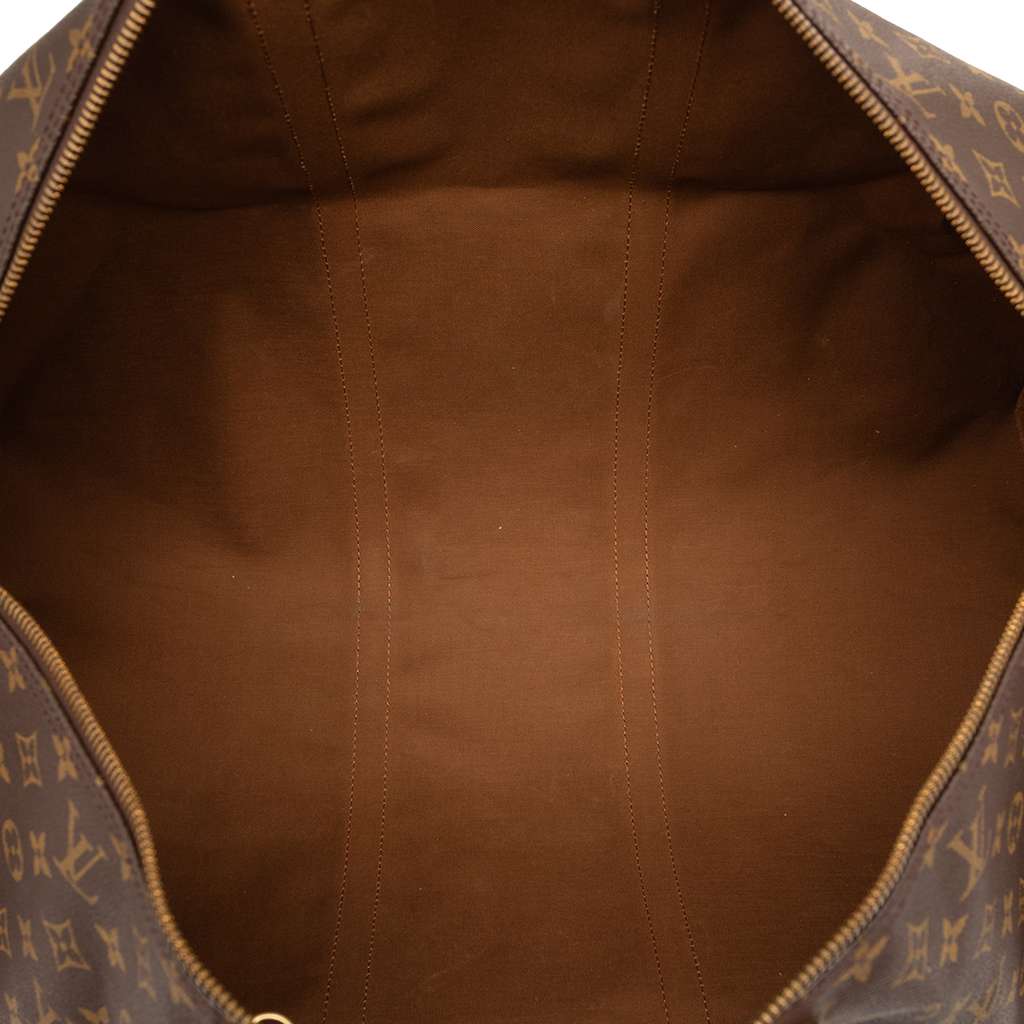 Louis Vuitton Monogram Keepall 60 Brown Good condition - Model View