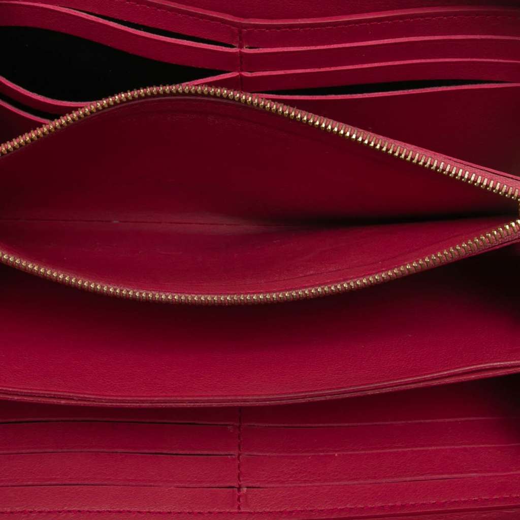 Louis Vuitton Taurillon Comete Zippy Wallet Black Leather Good condition - Model View