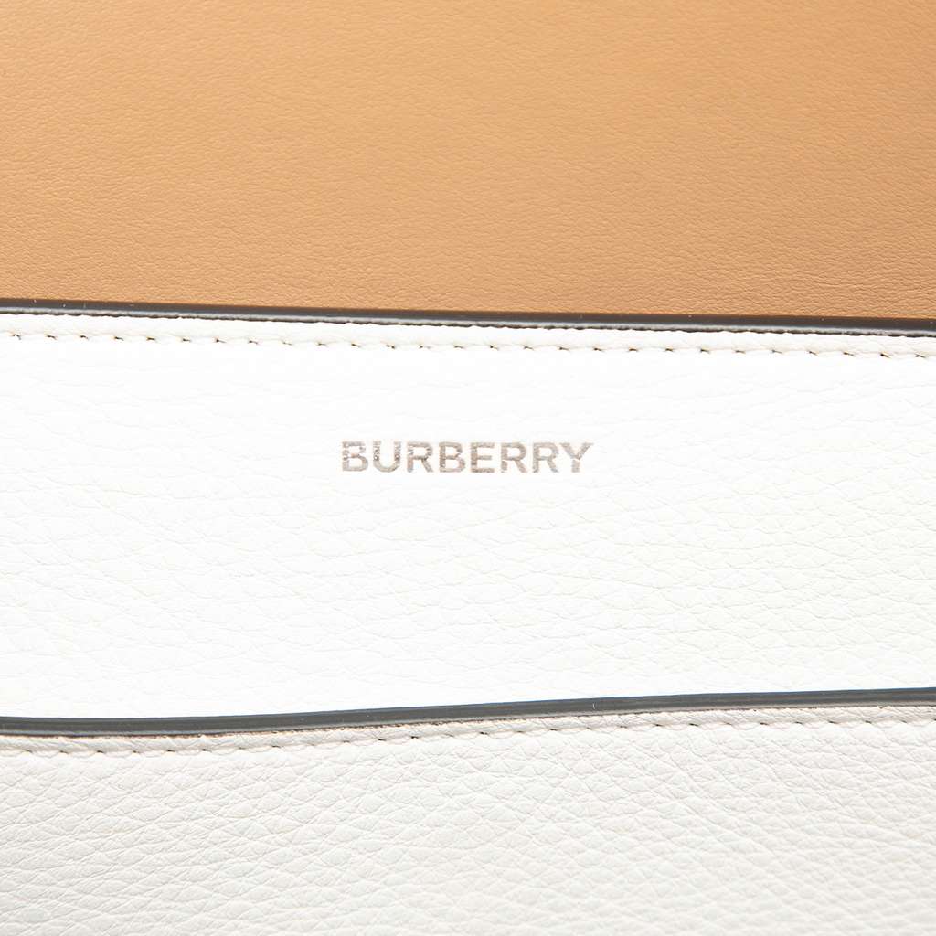 Burberry Medium Tricolor Leather Marais Belt Bag Beige Leather Good condition - Box View