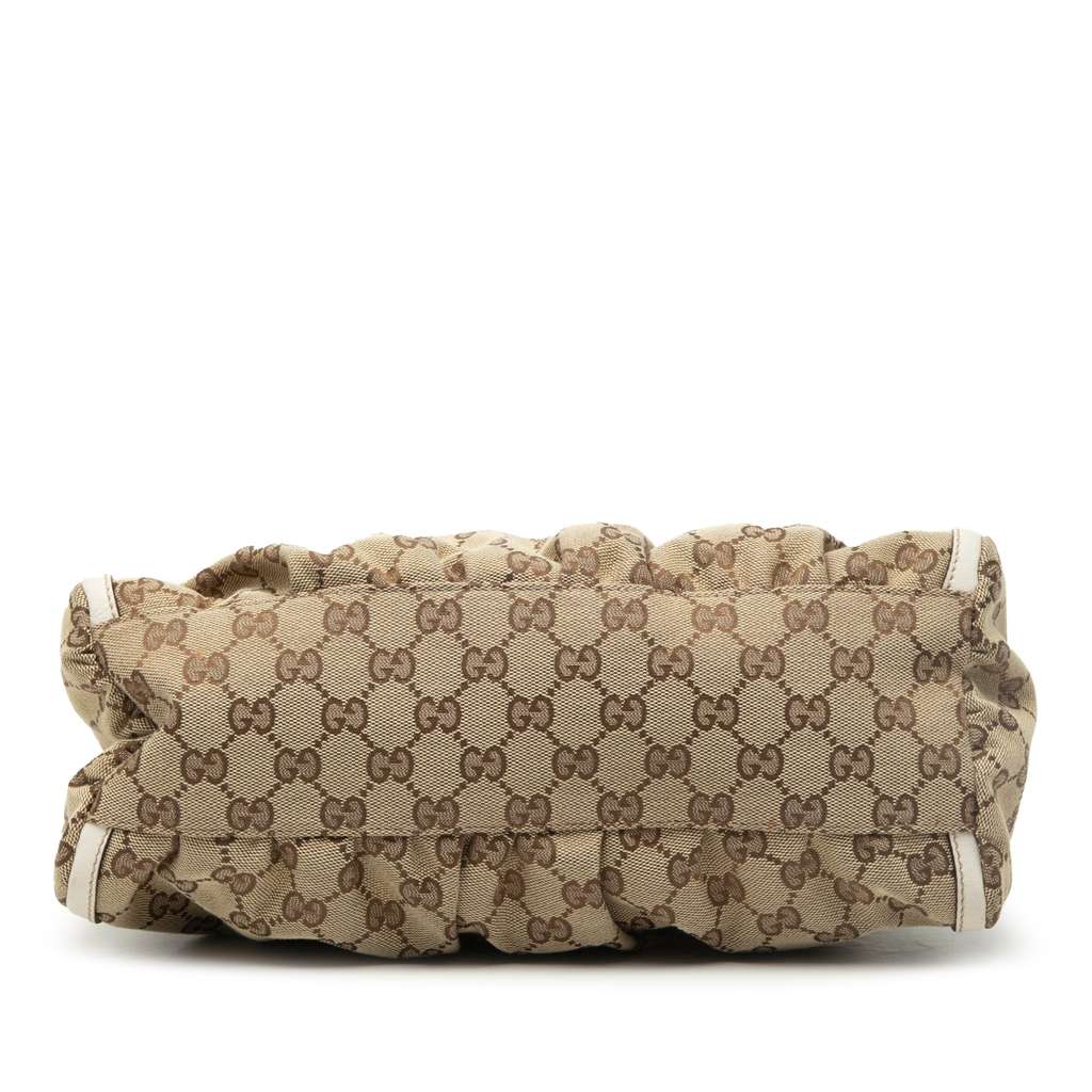Gucci GG Canvas Abbey D Ring Handbag Beige Canvas Good condition - Inside View