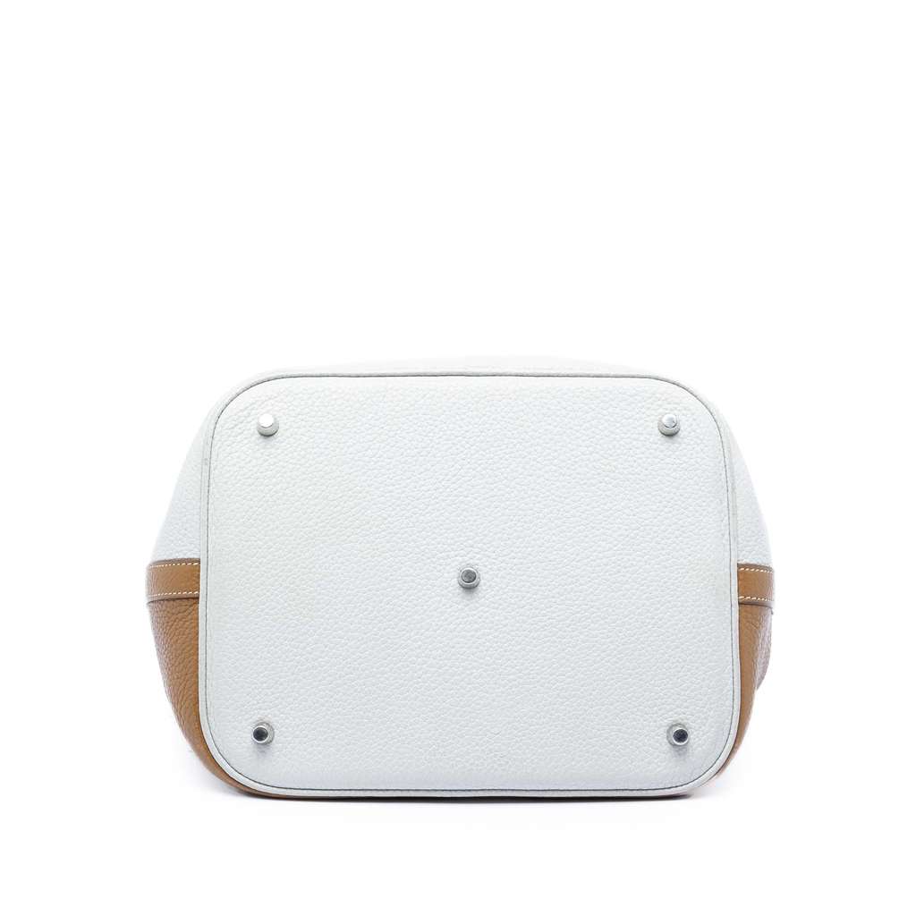 Hermès Bicolor Clemence Picotin Lock 26 Grey Leather Good condition - Inside View