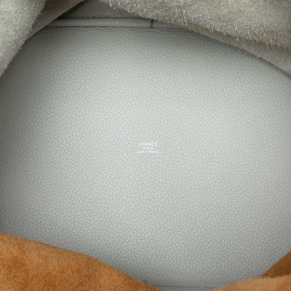 Hermès Bicolor Clemence Picotin Lock 26 Grey Leather Good condition - Model View