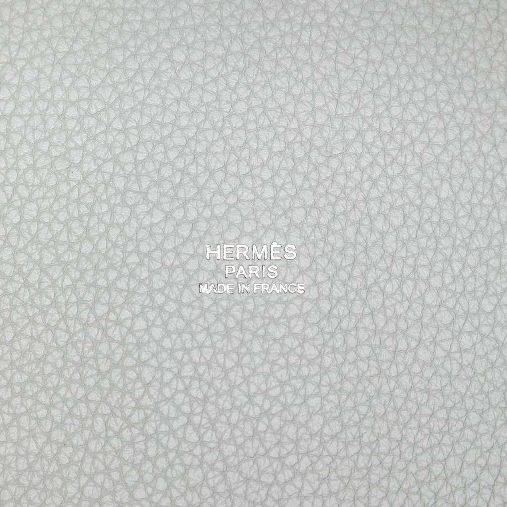 Hermès Bicolor Clemence Picotin Lock 26 Grey Leather Good condition - Box View