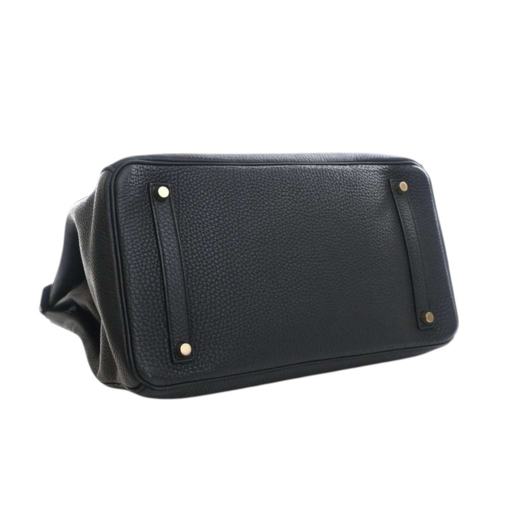 Hermès Togo Birkin Retourne 35 Black Leather Good condition - Box View