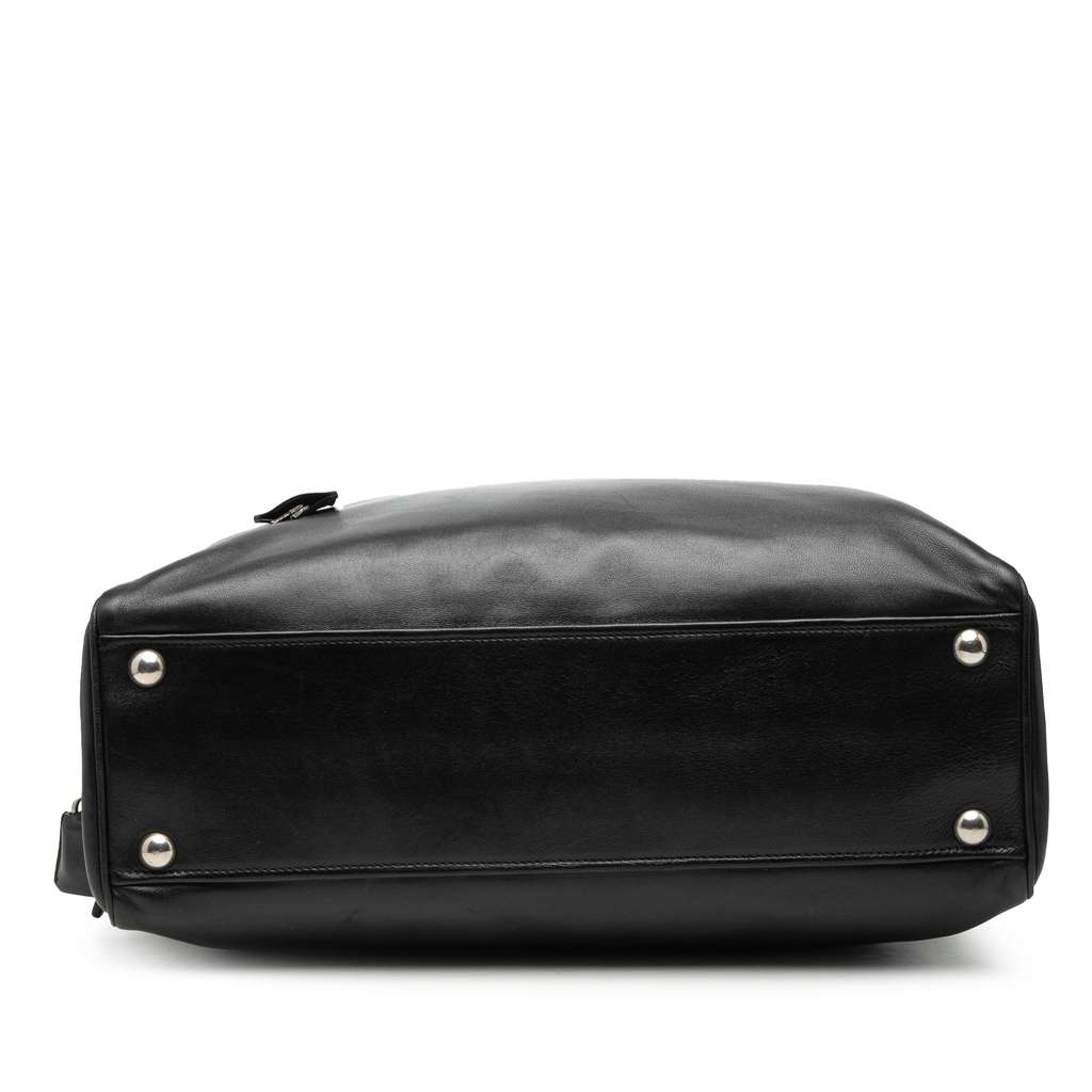 Prada Nappa Leather Shoulder Bag Black Leather Good condition - Inside View