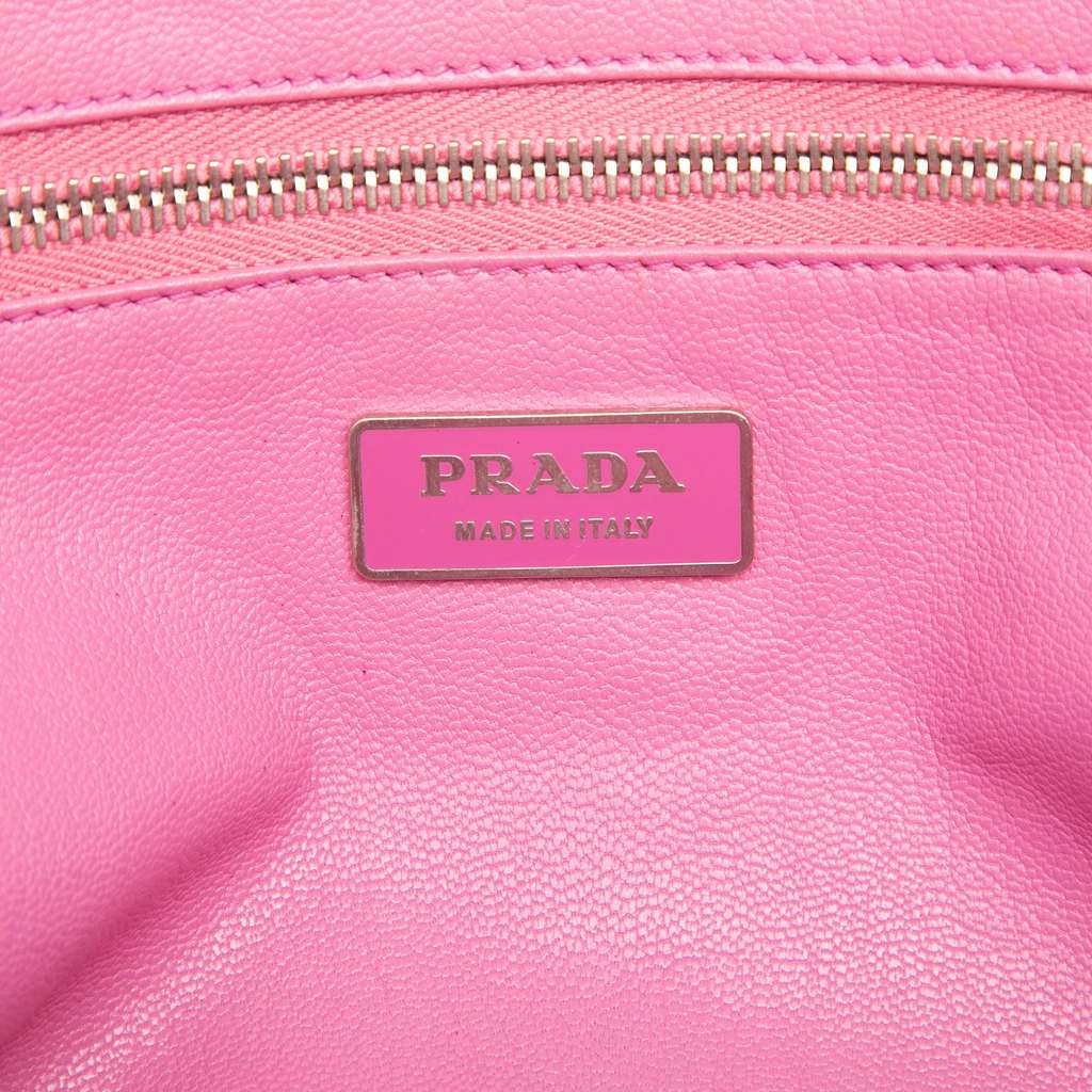 Prada Nappa Leather Shoulder Bag Black Leather Good condition - Box View