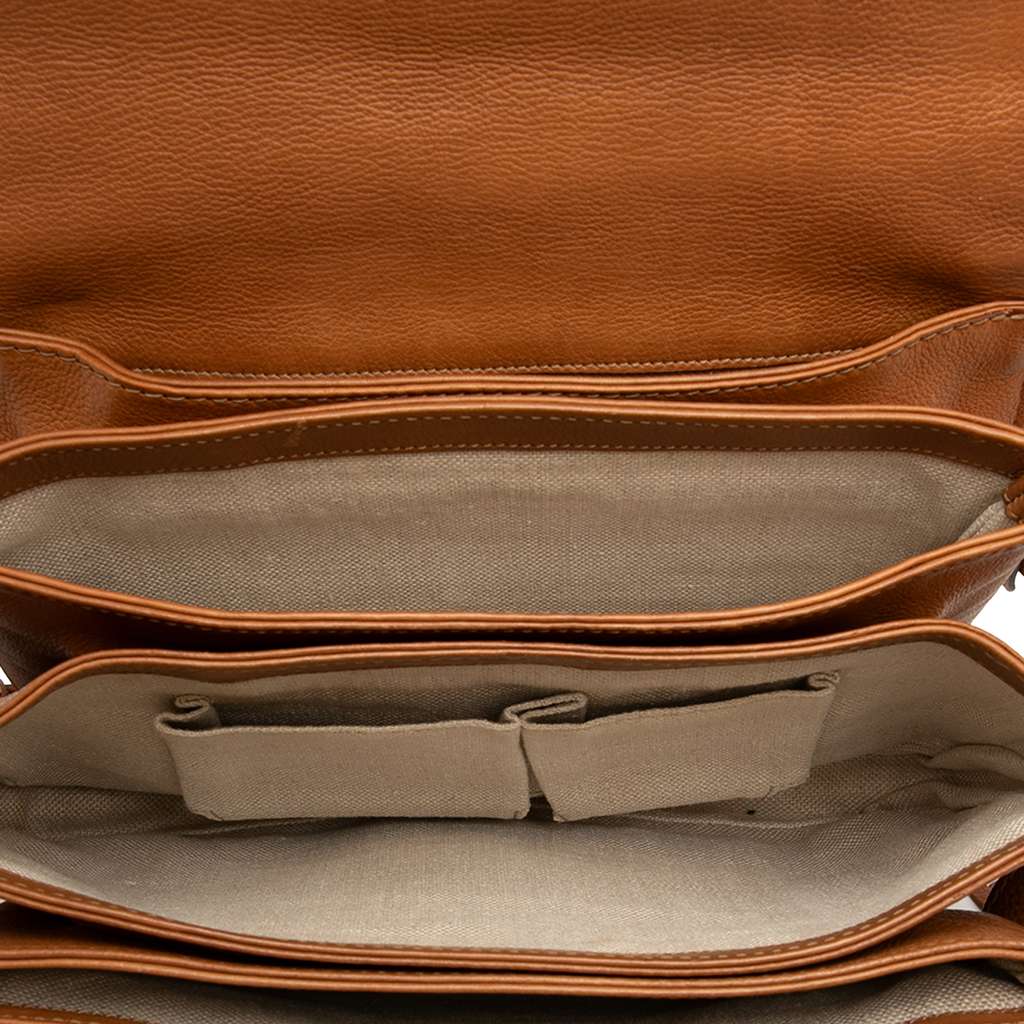 Gucci Leather Marrakech Crossbody Brown Leather Good condition - Model View