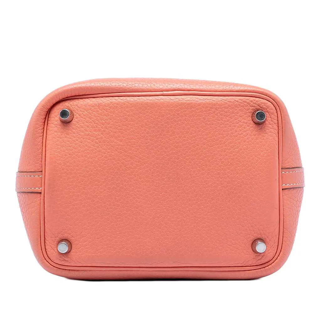 Hermès Clemence Picotin Lock 18 Orange Leather Very good - Inside View