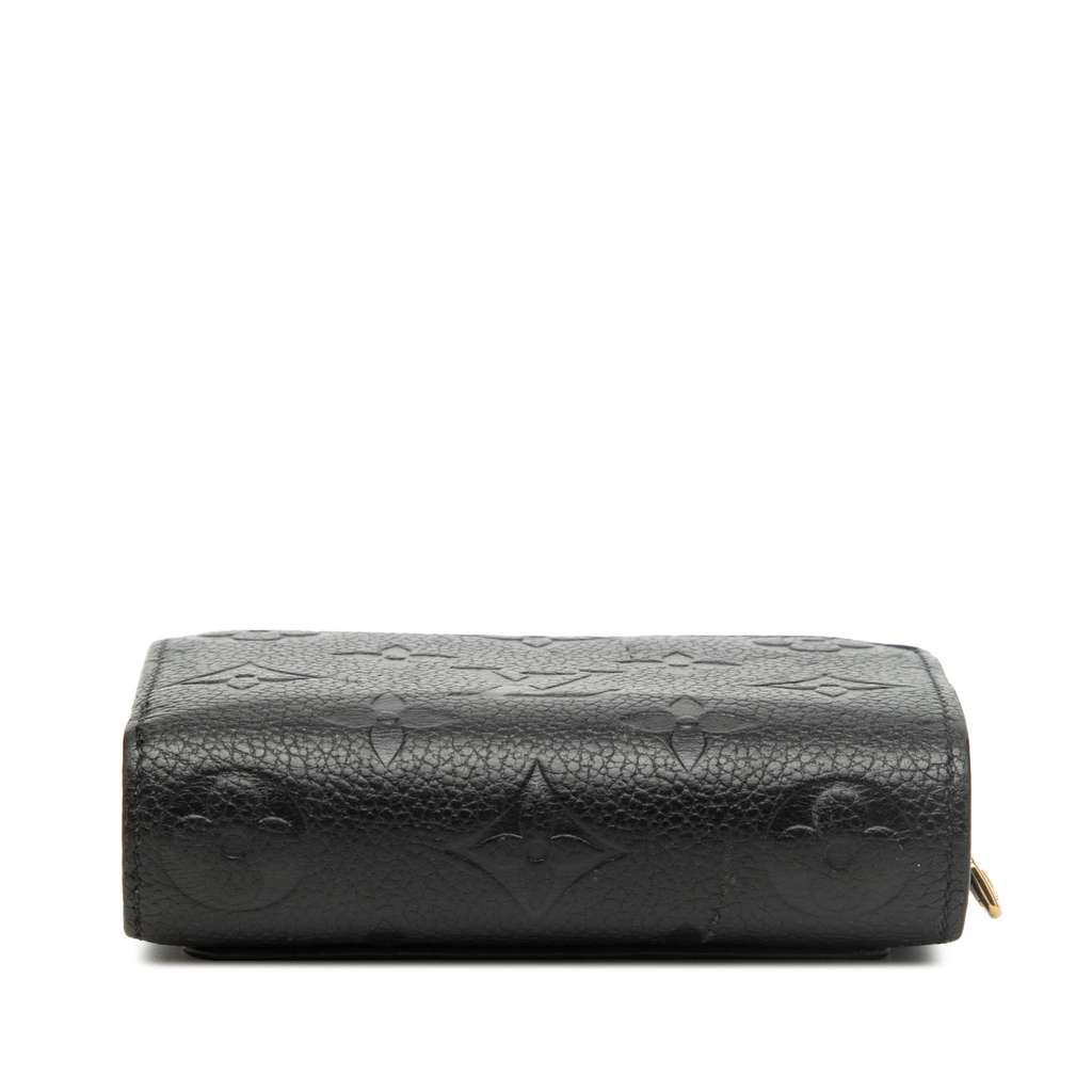 Louis Vuitton Monogram Empreinte Clea Wallet Black Leather Good condition - Inside View