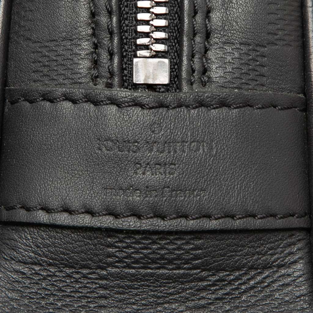 Louis Vuitton Damier Infini Porte-Documents Voyage Black Leather Good condition - Box View