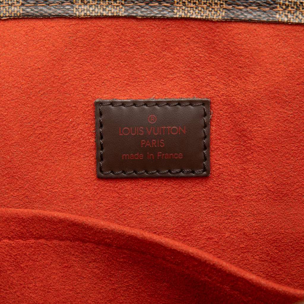 Louis Vuitton Damier Ebene Sac Plat Brown Good condition - Box View