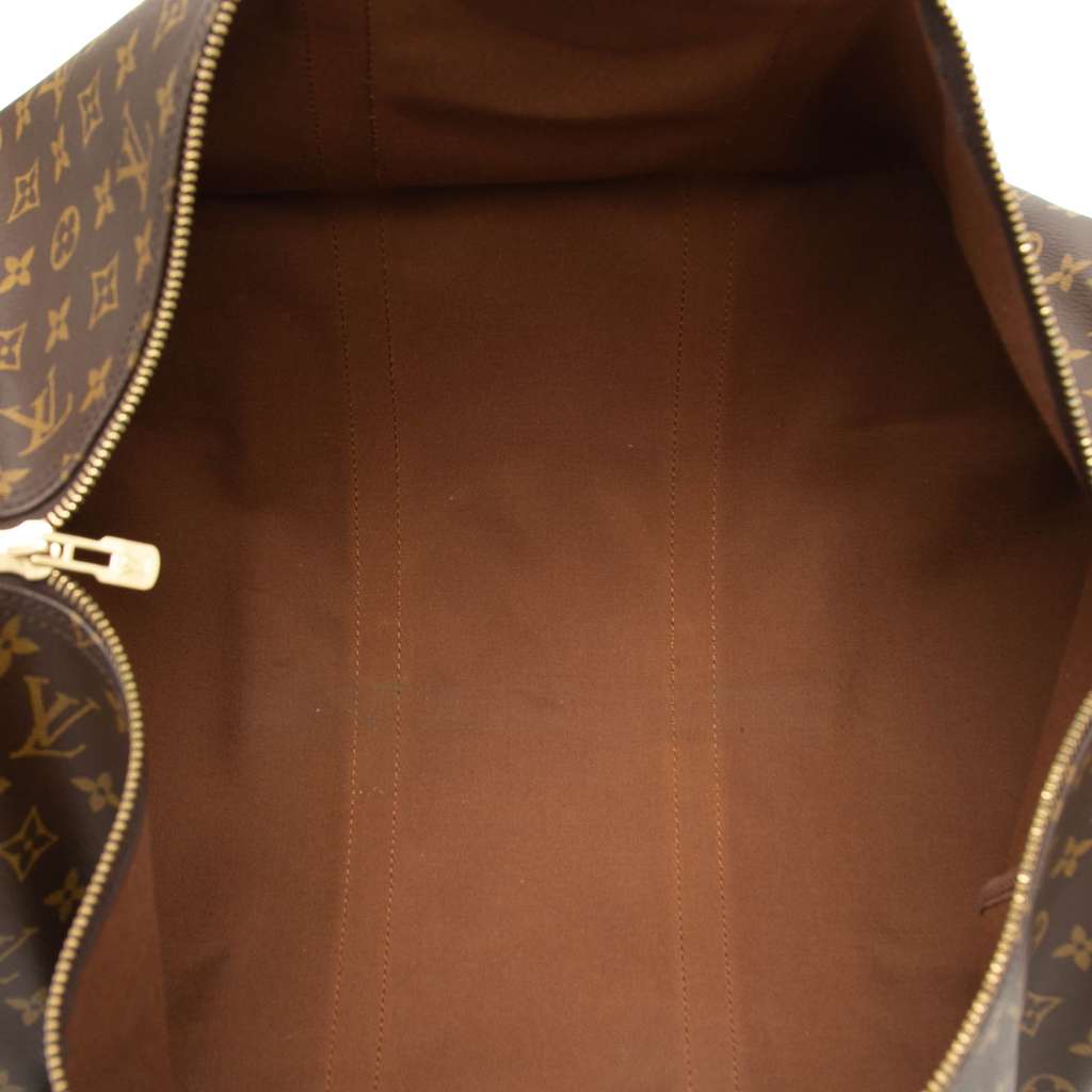 Louis Vuitton Monogram Keepall 55 Brown Good condition - Model View