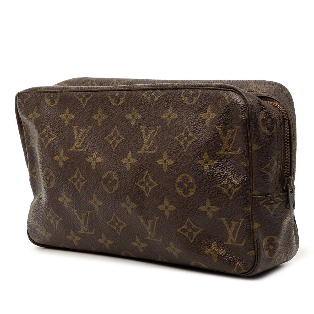 Louis Vuitton Monogram Trousse Toilette 28 Brown Good condition - Back View