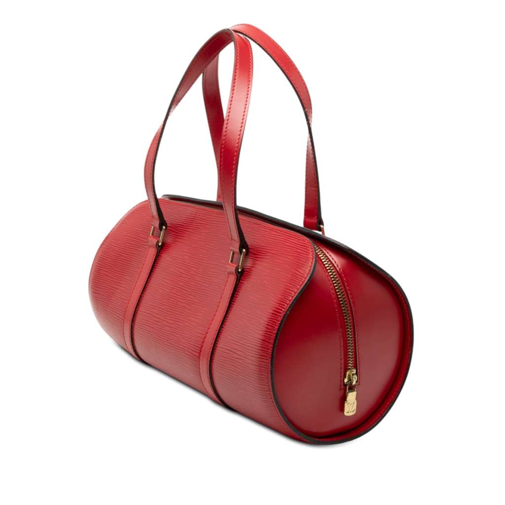 Louis Vuitton Epi Soufflot Red Leather Good condition - Back View