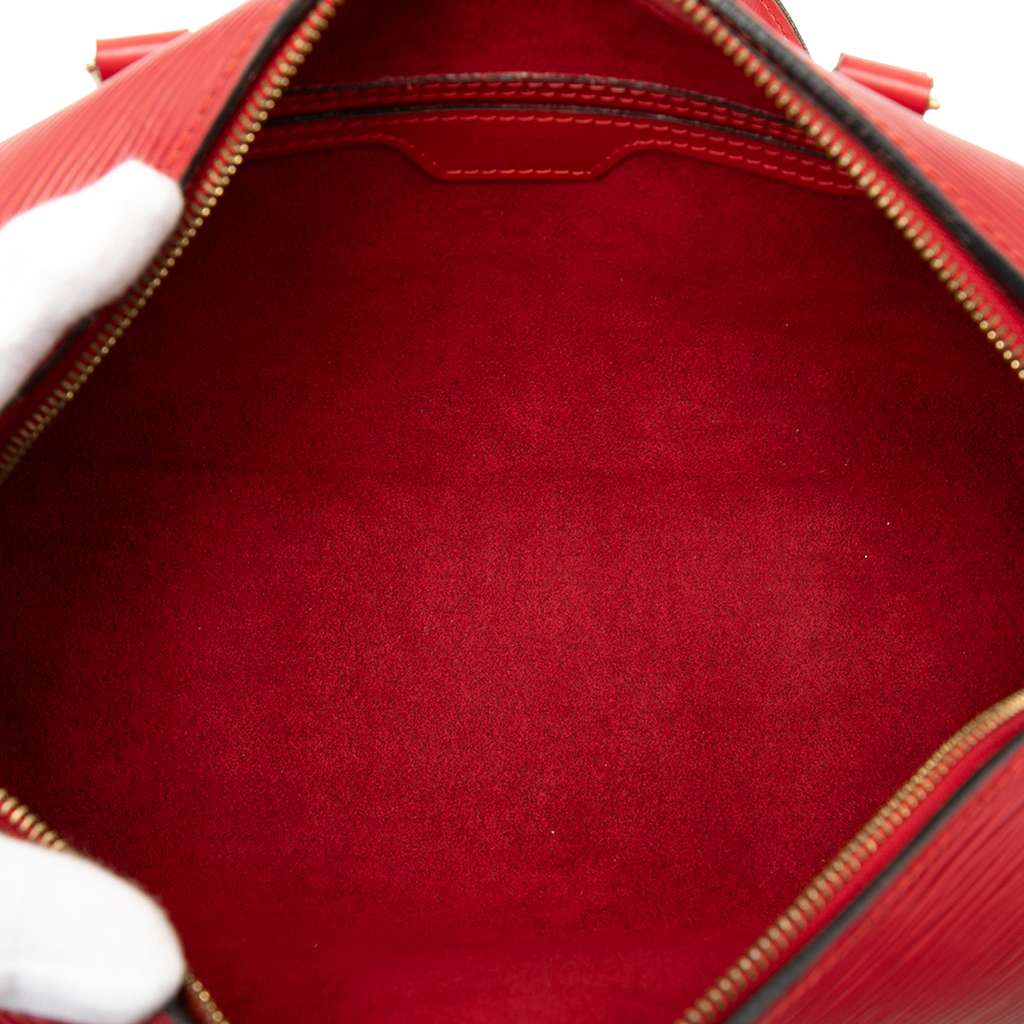 Louis Vuitton Epi Soufflot Red Leather Good condition - Model View