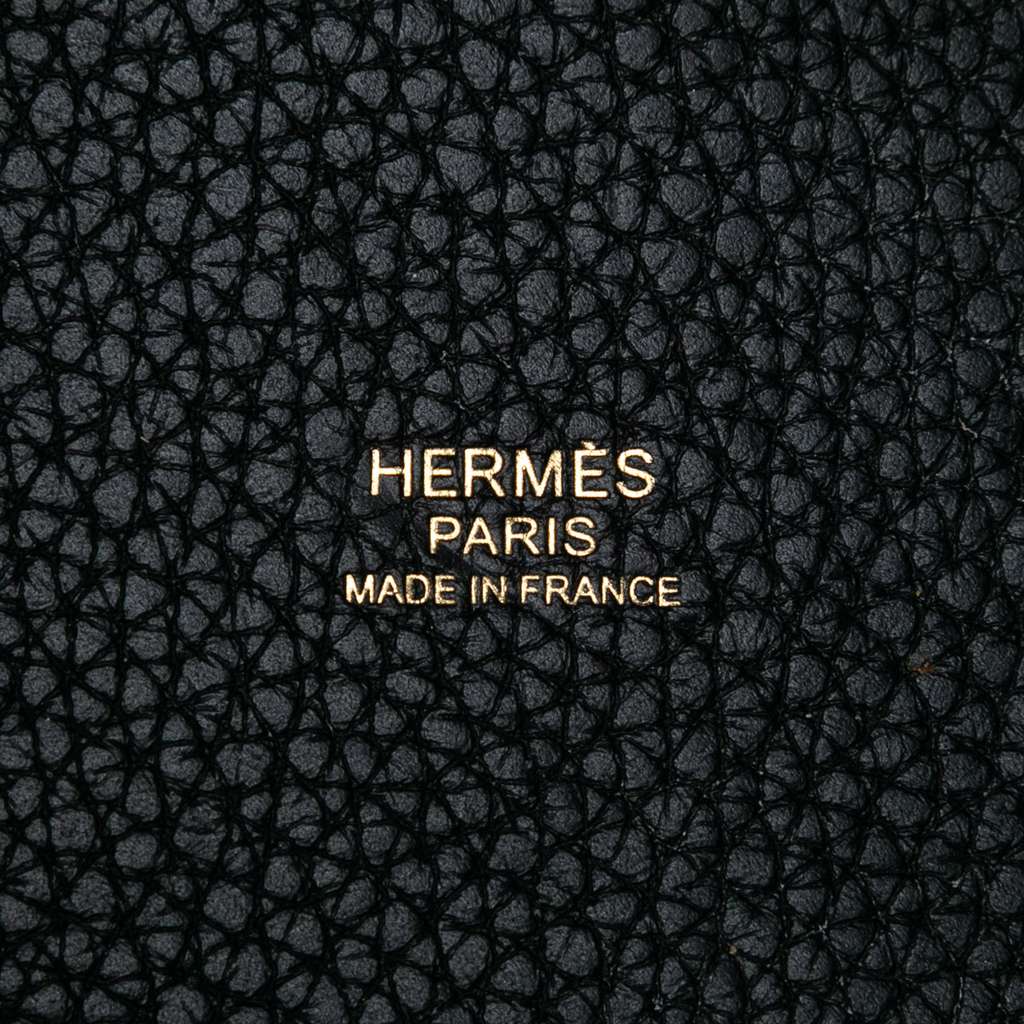 Hermès Bicolor Clemence Picotin Lock 22 Blue Leather Good condition - Box View