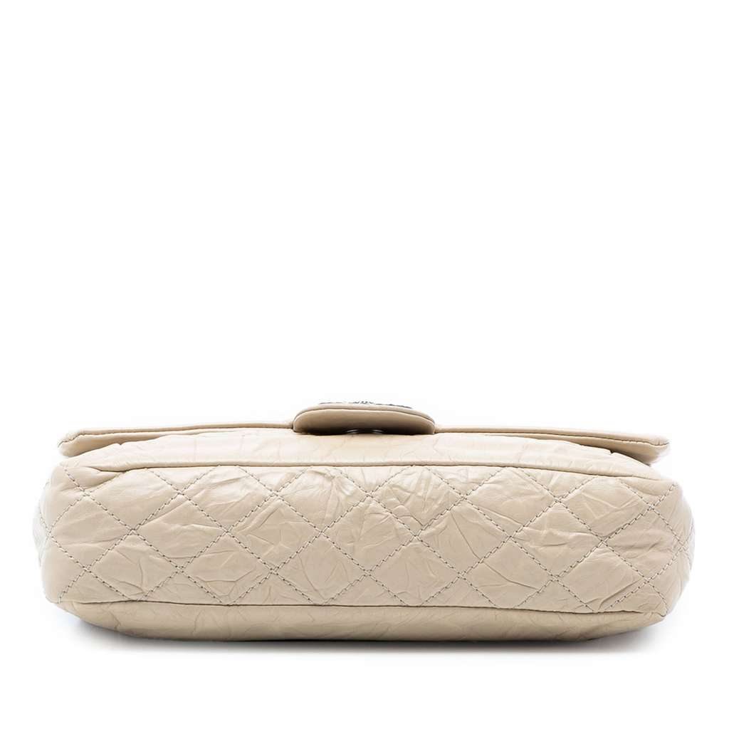 Chanel Aged Calfskin Coco Rider Flap Brown Leather Good condition - Inside View