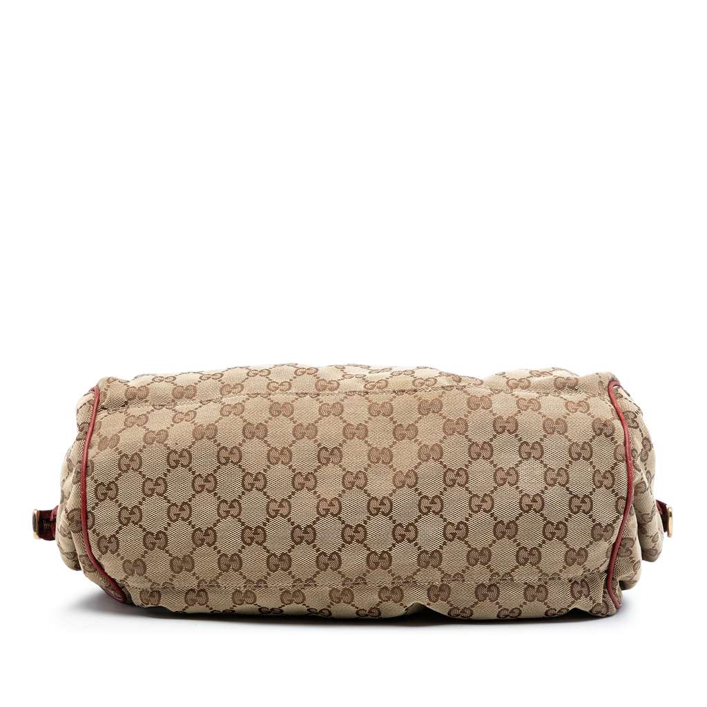 Gucci GG Canvas Sukey  Satchel Beige Canvas Good condition - Inside View