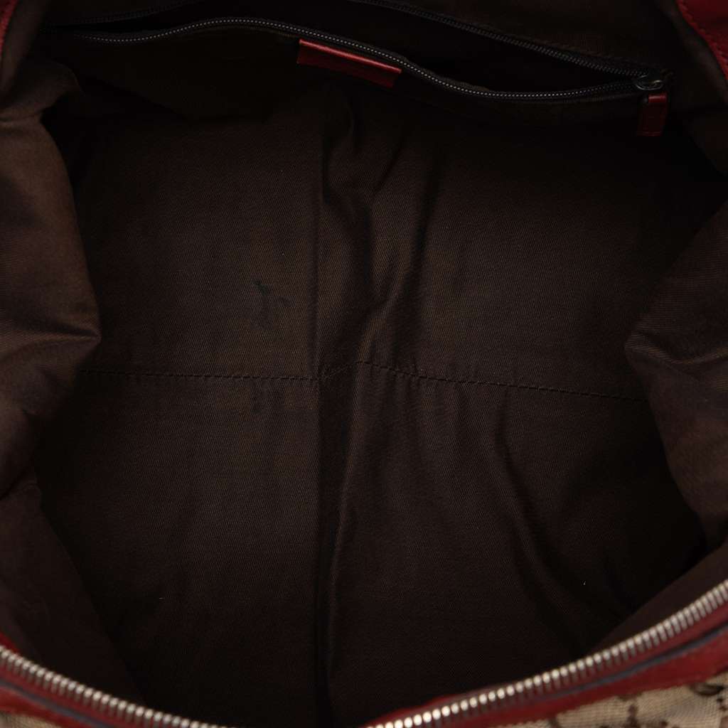 Gucci GG Canvas Sukey  Satchel Beige Canvas Good condition - Model View