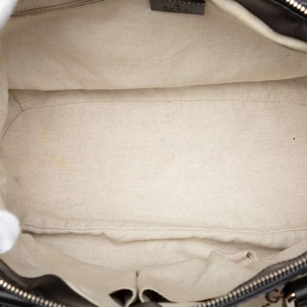 Gucci GG Canvas Sukey Satchel Beige Canvas Good condition - Model View