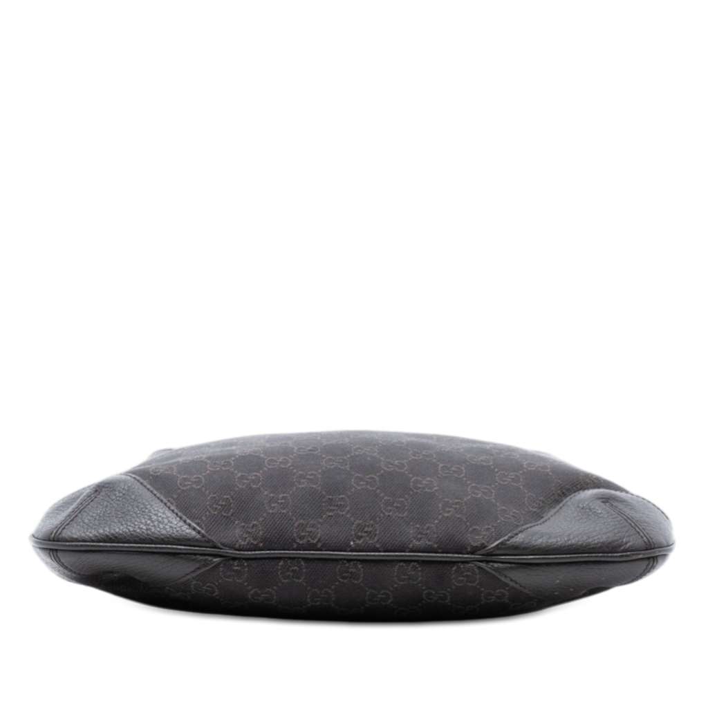 Gucci GG Denim Shoulder Bag Brown Denim Good condition - Inside View