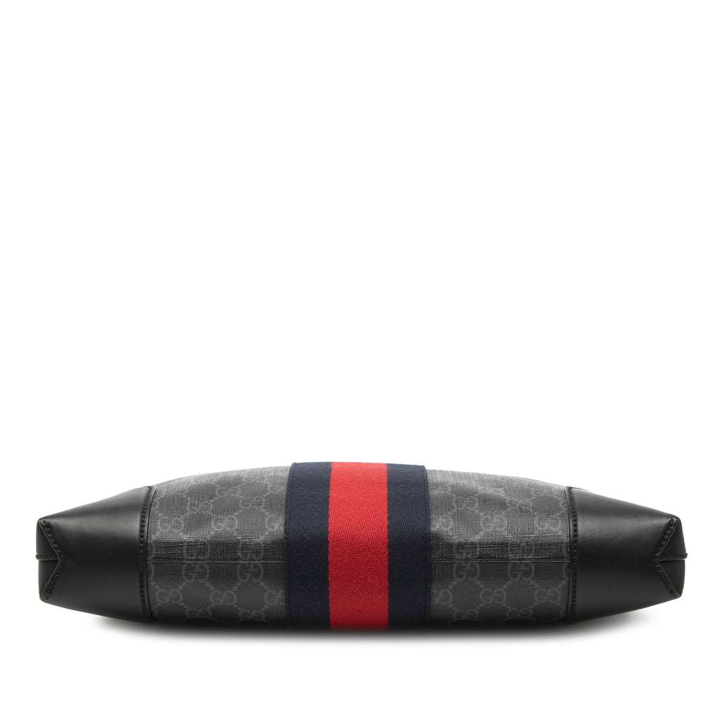 Gucci GG Supreme Web Crossbody Black Canvas Good condition - Inside View