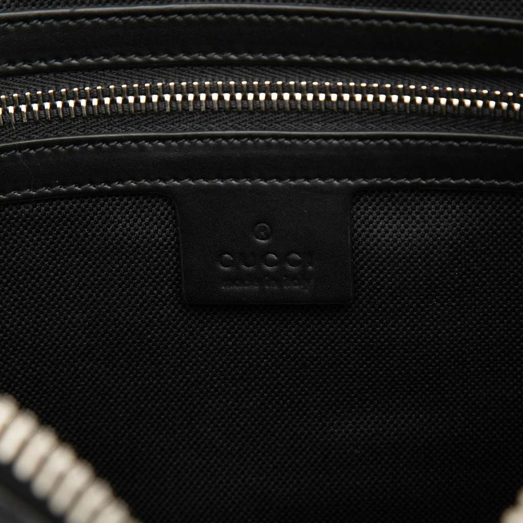 Gucci GG Supreme Web Crossbody Black Canvas Good condition - Box View