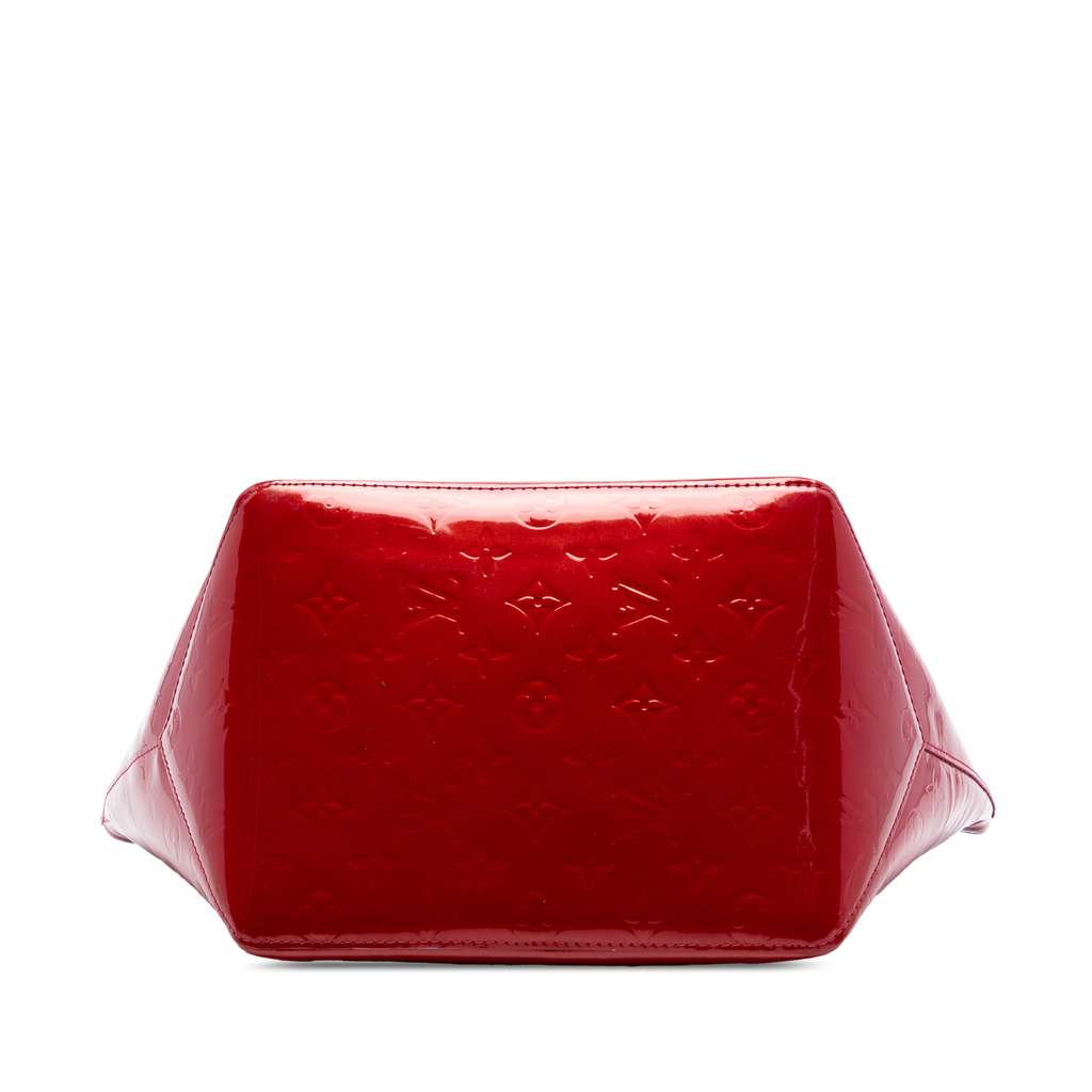 Louis Vuitton Monogram Vernis Bellevue PM Red Leather Good condition - Inside View