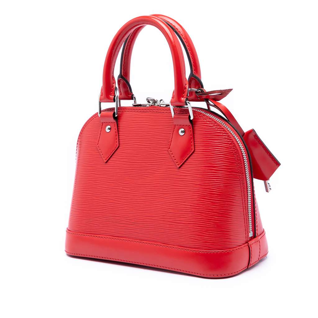 Louis Vuitton Epi Alma BB Red Leather Good condition - Back View
